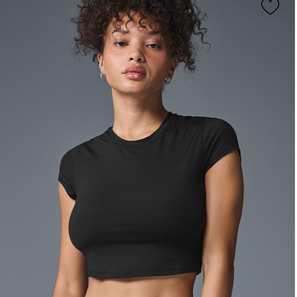 Alo Yoga Alosoft Finesse Cropped T Shirt